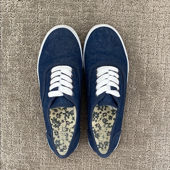 Mossimo Supply Co. Shoes - Mossimo Supply Co. Denim Sneakers with White Laces